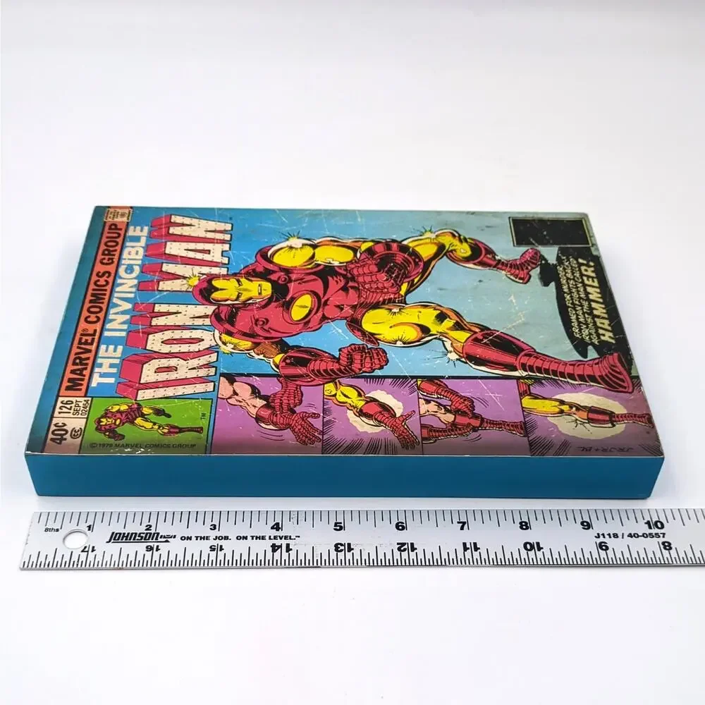 Marvel The Invincible Iron Man Comic Book Cover Wood Wooden Wall Art 10”x 7”